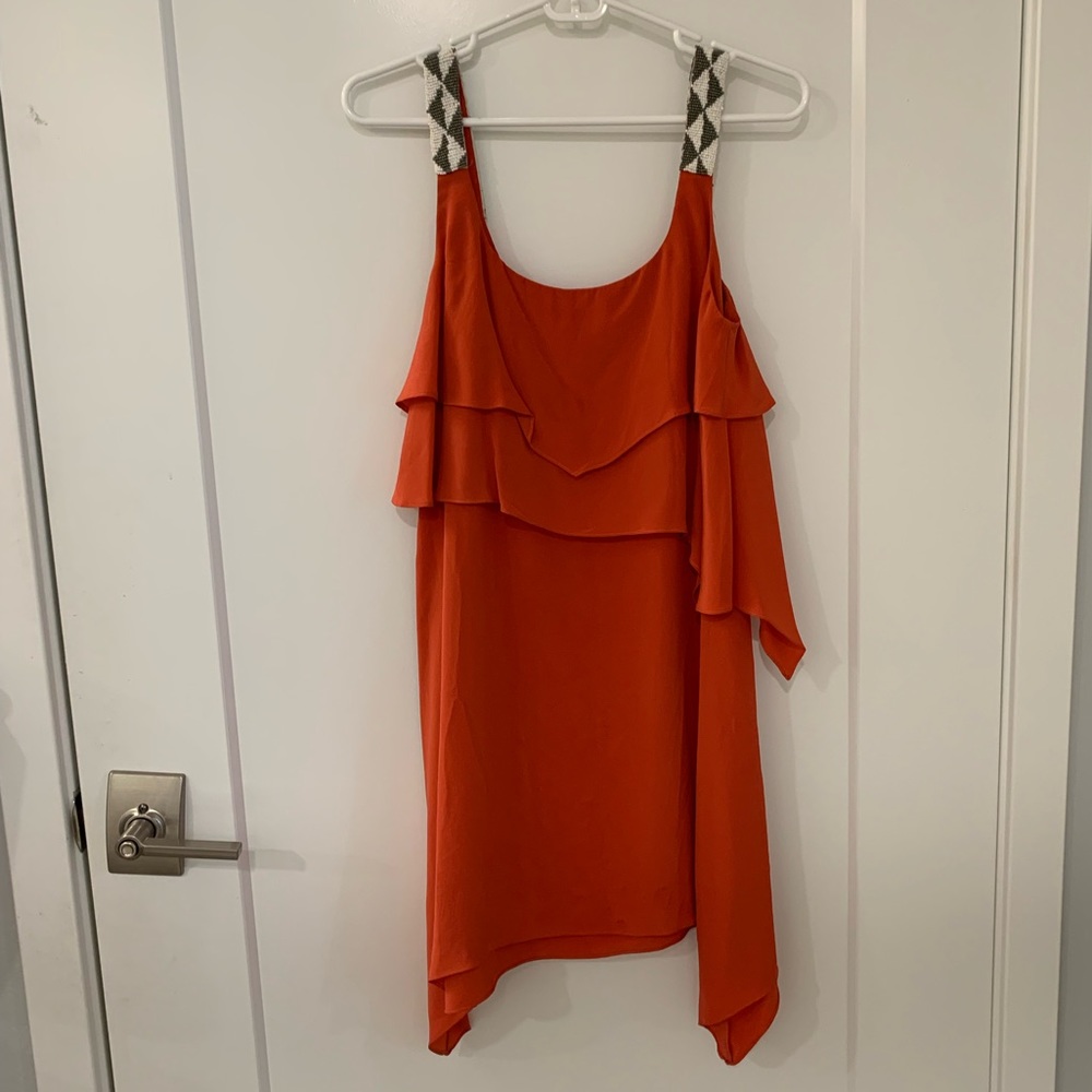 Vena Cava Beaded Strap Mini Dress 100% Silk from Shopbop
